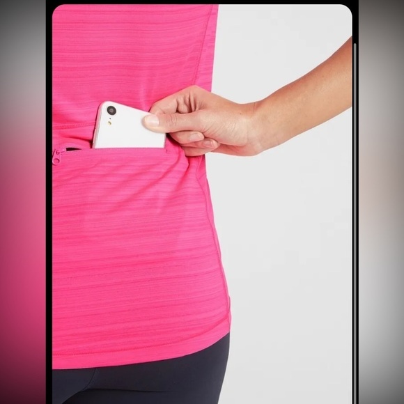 Athleta Pacifica Contoured Tank Pink - Picture 3 of 8